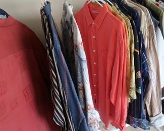 Tommy Bahama and other shirts