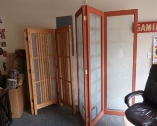 Wall dividers.  The smaller one on the left SOLD