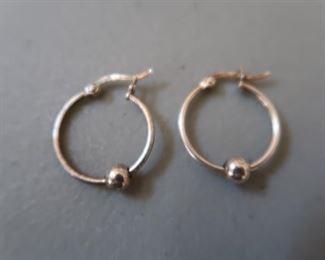 Sterling Silver earrings.  For the benefit of the Salvation Army.  