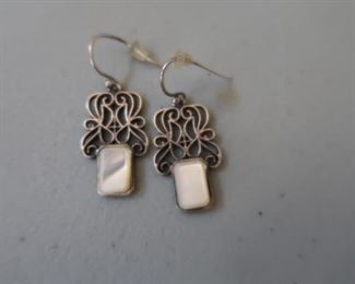Sterling Silver earrings.  For the benefit of the Salvation Army.