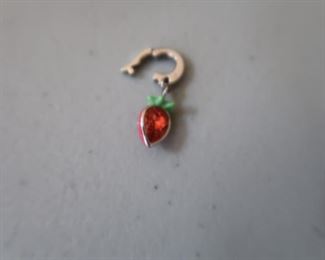Swarovski Crystal Strawberry.  For the benefit of the Salvation Army.