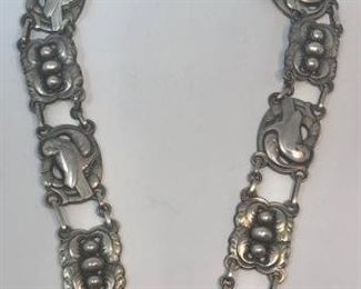  Rare Georg Jensen Dove Sterling Necklace 17 https://ctbids.com/#!/description/share/368110