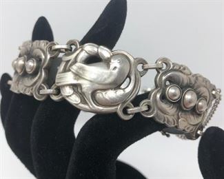 Georg Jensen Sterling Dove Bracelet 14 https://ctbids.com/#!/description/share/368111