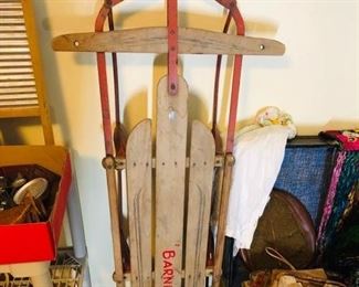  Vintage Wooden Sled https://ctbids.com/#!/description/share/368218