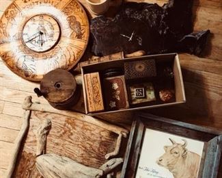 Eclectic Wooden Decor Assortment https://ctbids.com/#!/description/share/368188