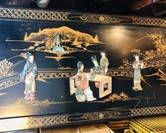Vintage Asian Ornate Coffee Table https://ctbids.com/#!/description/share/368205