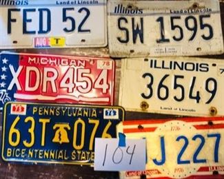 Bundle of Vintage License Plates https://ctbids.com/#!/description/share/368227