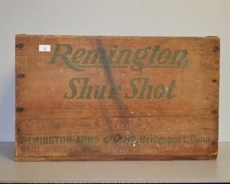 Vintage Remington Wooden Crate 