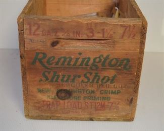 Vintage Remington Wooden Crate 