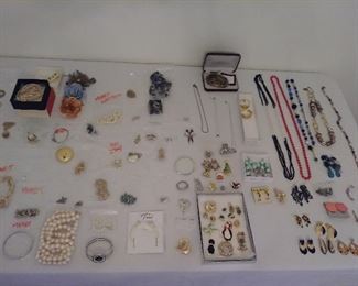 2 tables of jewelry!