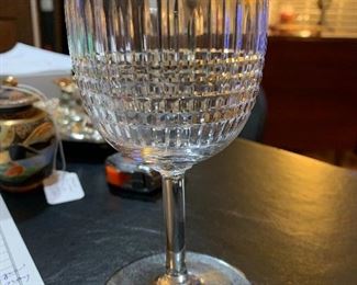 Sparkling crystal water goblets 9$ each