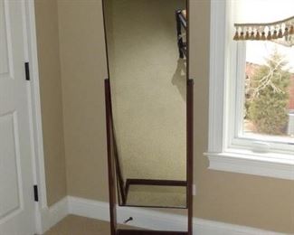 Was  $35  $ NOW $18.50  Pier Mirror with Metal Frame. As Is with small interior fracture in glass