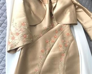 $ 40.00 - Vintage Jacket Dress - Silk and Wool size 6