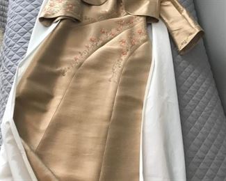 Vintage Jacket Dress - Silk and Wool size 6