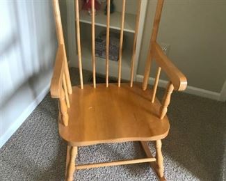 $ 60.00 - Take 60% off - Canadian Solid Maple Rocking chair