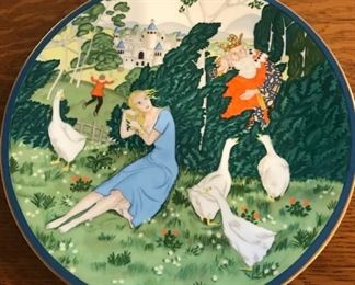 Heinrich, The Fairyland Lovers Collection - "Goose Girl", Collector's Plate. Comes with COA and box.