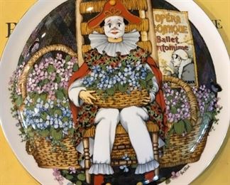 Royal Doulton, "Behind the Painted Masque" Collector's Plate, with box.