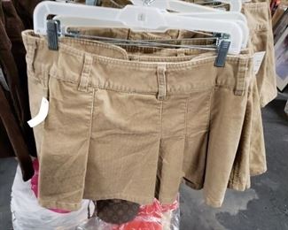 Old Navy corduroy skirts tan & brown size 1 to 20 