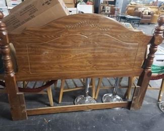 62"W x 45.25"H solid wood Full/Queen Headboard 