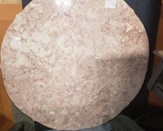 34" Diameter 3/4" Thick Rose Granite Table Top (no Base) 