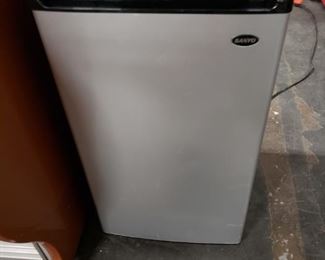 Sanyo model # SR-3720M  Premium 4.4 cu ft.silver & black mini fridge with freezer (slightly used possibly new) 