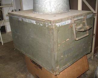 #254-$45 WWII food storage cabinet-insulated 