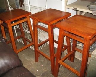 #257-$135. 3 square stools