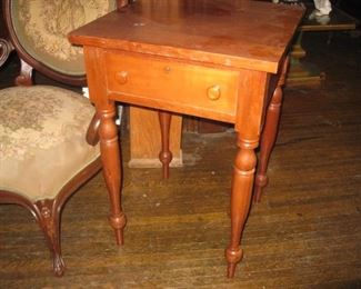 #25- $125. Small cherry end table