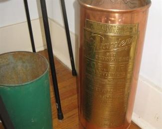 #182-$   vintage Guardene fire extinguisher can