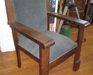 #172-$125. Oak armchair-matches one of the sofas