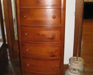 #99- $225  tall chest of drawers-lingerie chest