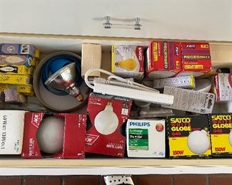 Drawer Lightbulbs Lot - $25