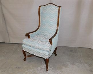 MCM Flame Stitch Wingback Chair