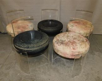 Mid-Century Acrylic Chairs