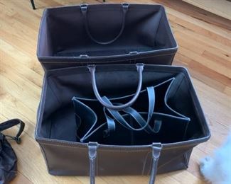 LEATHER STORAGE/TOTES LARGE $15 EACH