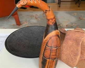 HAND CARVED CORDS PAIR $45