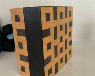 HAND MADE WOOD BOX FROM SORENTO ITALY $20. THIS ITEM SOLD