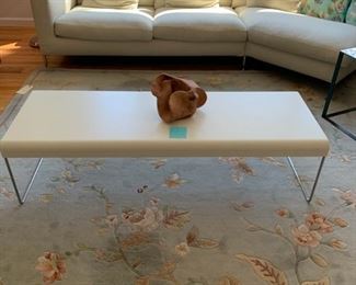 ZAP COFFEE TABLE BY PIERO LISSONI FOR CASSINA VINTAGE. $650. 55"LX20"WX15"H.