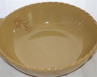 Napa Serveware Signature 14” Large Mustard Ceramic Serving Bowl