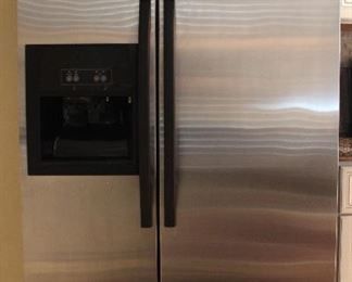 Whirlpool Stainless Steel Side-By-Side Refrigerator Freezer (36”W x 30”D x 69”H)
