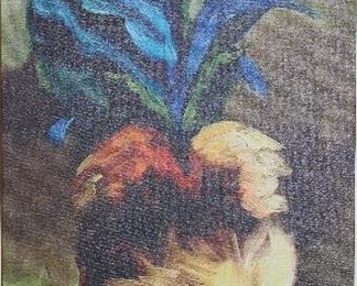 Signed by Artist “Rooster” Giclee’ on Canvas (13 3/4” x 30”)