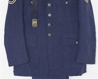 US Air Force “E-6 Technical Sergeant” Vietnam Era Dress Uniform with Dress Shirt, Tie and Belt