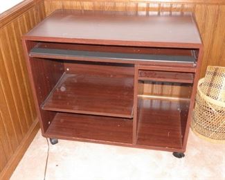 Contemporary computer desk. Good condition. $45.00