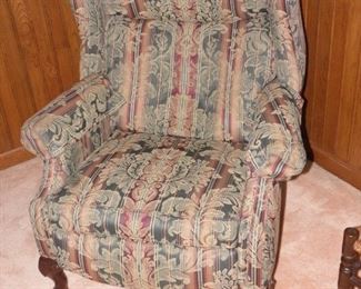 Jewel tone recliner by Bradington Young. It is in good condition with minor wear. $150.00