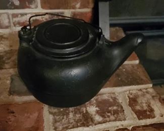 Iron teapot marked number 8 $25.00