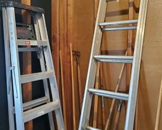 Extension Ladder $35.00 Smaller ladder $15.00