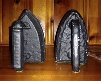 Pair of iron bookends $15.00