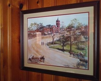 Old Marietta Courthouse framed art $50.00