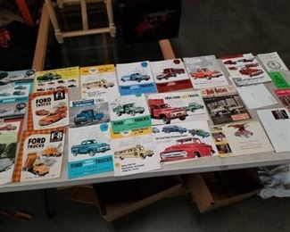 Automobile brochures