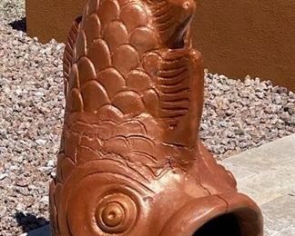 Fish Chiminea (as is) $24